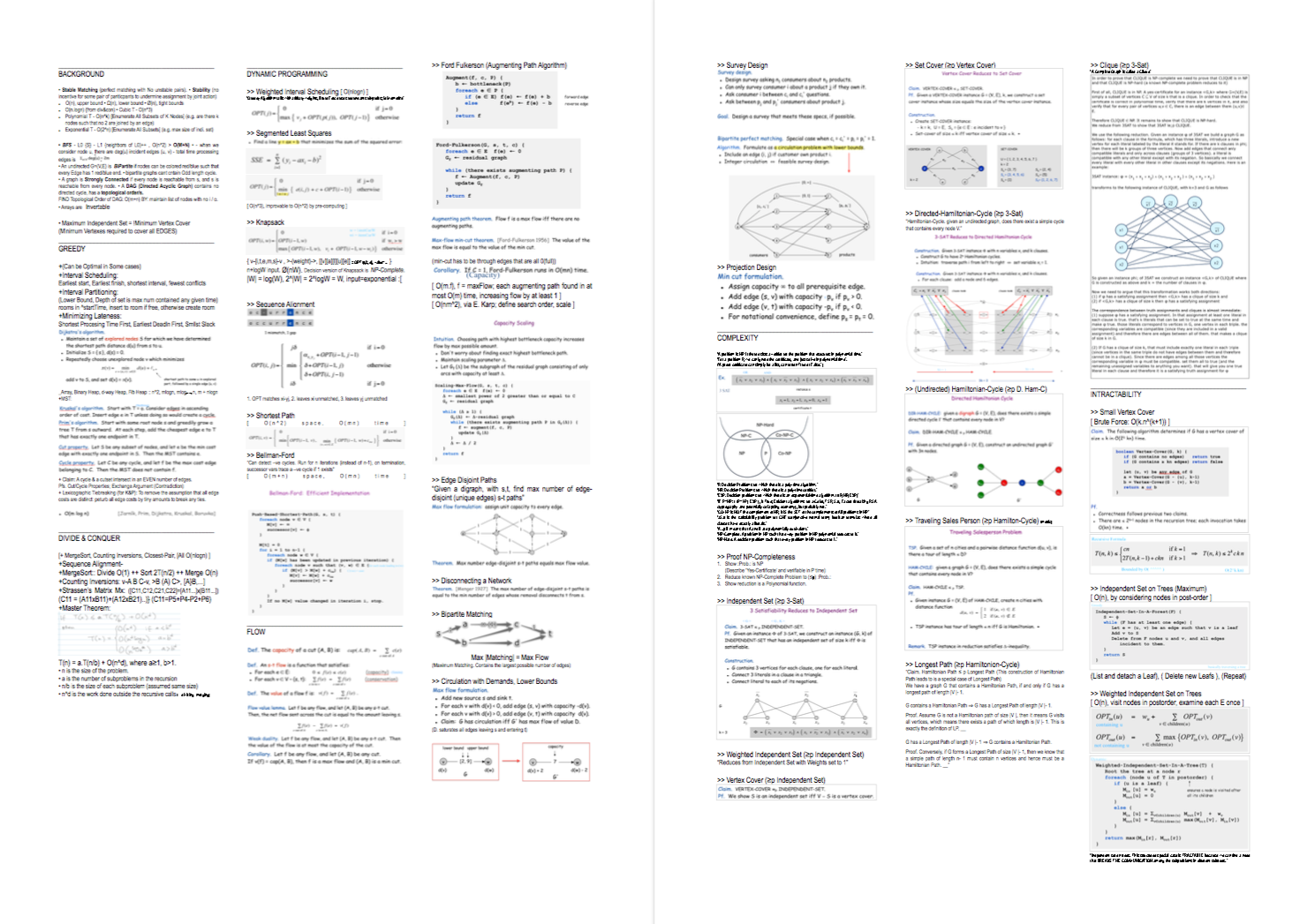 Algorithms and Complexity - Exam Sheet Thumbnail